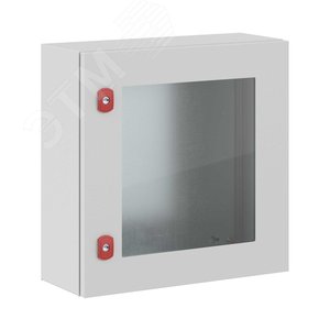 Щит с монтажной панелью ЩМП 500x500x200мм  серия ST c прозрачной дверью