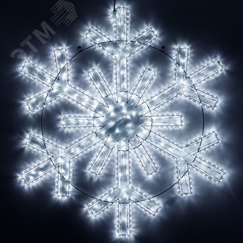 Фигура ARD-SNOWFLAKE-M11-1250x1200-604LED White 230V, 36.5W Ardecoled, IP65