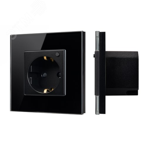 Розетка электрическая с Zigbee управлением SCT-OMALI-EUZB1-PL-BK 240V, 16A, Zigbee