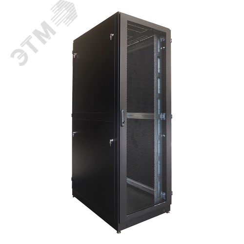 Шкаф серверный напольный 42U (800 х 1200) двойные перфорированные двери 2 шт.