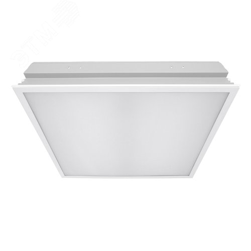 Светильник светодиодный аварийный CSVT OPERLUX-А 50 607х588х80 CRI80 4000 opal-sand IP20 белый встраиваемый грильято с БАП на 3 часа LUXDATOR CON