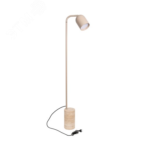 Светильник SP-MASON-FLOOR-R143-6W Warm3200-MIX BG, 120 deg, 230V, IP20, травертин, 5 лет