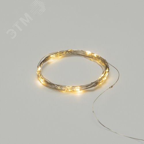 Гирлянда Роса 5 м, 50 LED, USB, теплое белое свечение