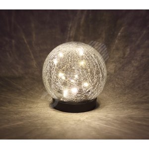 Садовый светильник Шар на солнечной батарее, 15 LED 15 cм ERASF012-24