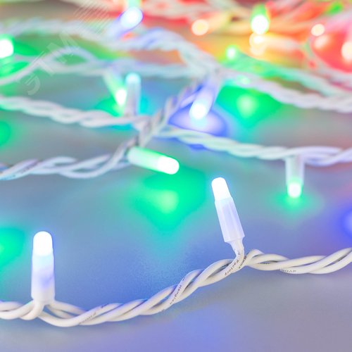 Гирлянда светодиодная декоративная ARD-STRING-PRO-10000-WHITE-95LED-MILK-LIVE RGBW-DMX 24V, 10W ARDCL, IP65