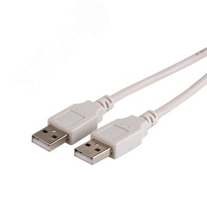 Кабель USB (шт. USB A - шт. USB A), 1.8м., серый
