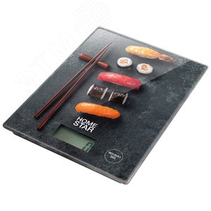 Весы кухонные электронные HS-3008 до 7 кг, рисунок ''Суши''