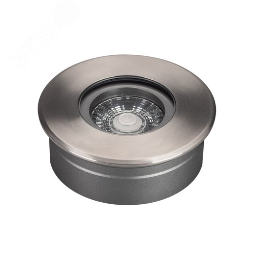 Светильник ART-GROUND-SLIM-R110-6W Warm3000 (SL, 35 deg, 24V) (IP67 Металл, 3 года)
