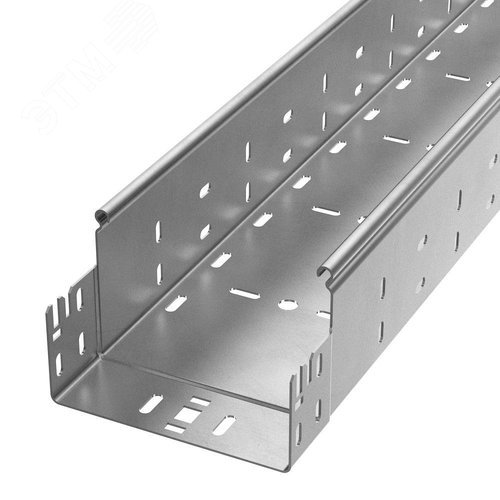 Лоток перфорированный Профи INOX (AISI 304) 150х100x3000 (2,0 мм) (6 м/уп)