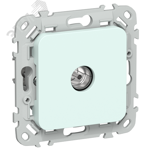 FLITE Розетка TV экранированная оконечная тип M РТВм-1-1-1-ФлХЛ холодный лед IEK