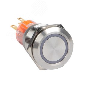 Кнопка S-Pro67 19 мм с фикс. с зеленой подсв. 24В PROxima