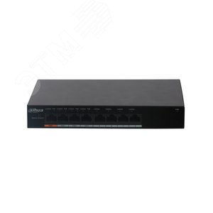Коммутатор неуправляемый, PoE, 8 портов 100 Мб/с RJ45, 60 Вт