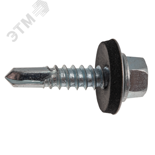 Саморез кровельный 5.5Х 38 с буром ZN  ( 3500 шт)