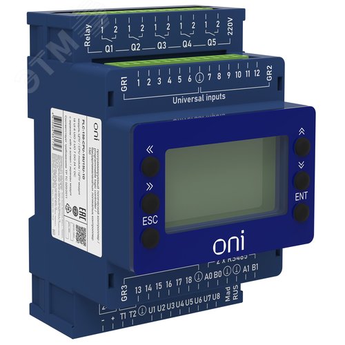 Модуль ПЛК 150 ЦПУ 18 UI 6 UIO 2 UO 7 DO 24В DC с экраном