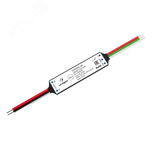 Контроллер SMART-K45-MIX (12-24V, 2x1.5A, 2.4G) (ARL, IP20 Пластик, 5 лет)