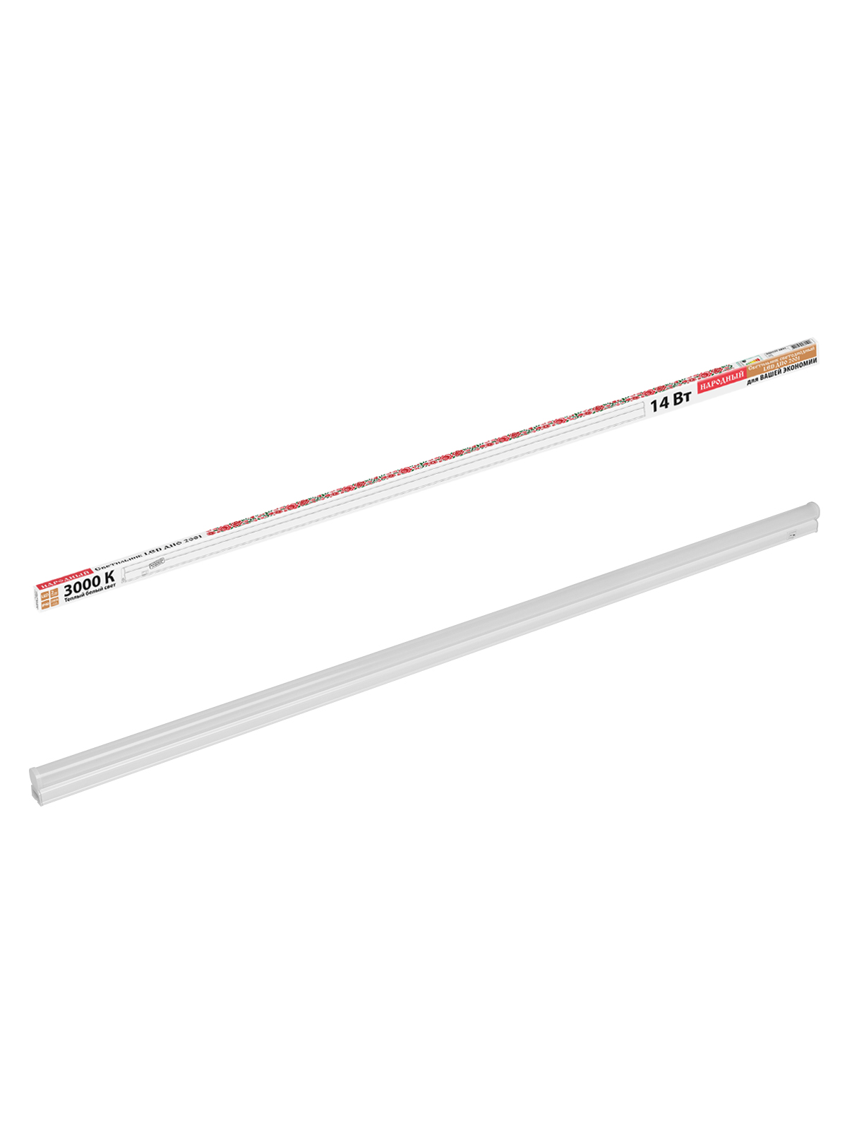 Светильник LED ДПО 2001 14 Вт, 3000К, IP40, Народный