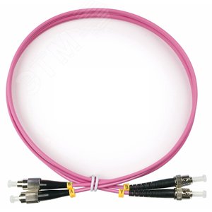 Патч-корд оптический duplex 1м FC-ST 50/125MM OM4 LSZH