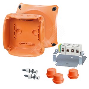 Коробка клеммная 130х130х77 IP65/66 огнестойкая Е30-Е90, PH120 Hensel