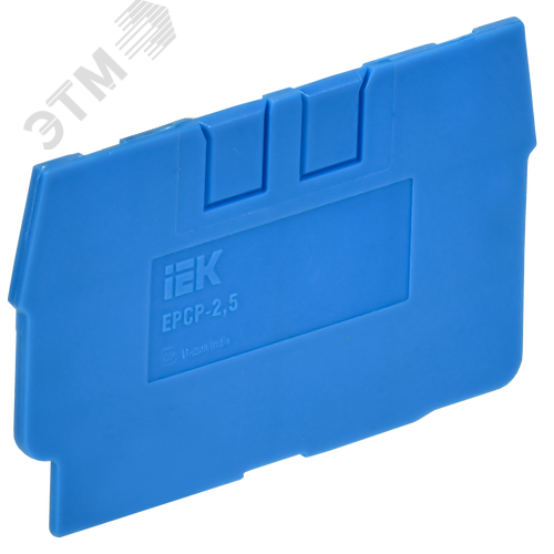 ARMAFIX Заглушка для колодки клеммной CP 2,5мм2 синяя IEK