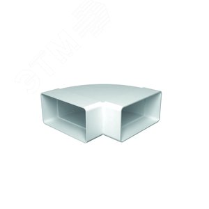 Колено горизонтальное пластиковое 90° 60х120