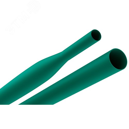 Трубка термоусадочная ТТУ нг-LS 4/2 зелёная в отрезках по 1 м. NO-224-415