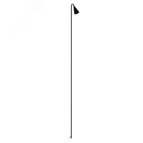 Светильник KT-HAREBELL-BOLL-H1145-3W Warm3000 (BK, 40 deg, 24V) (ARL, IP65 Металл, 3 года)