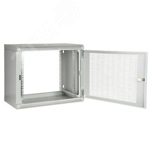 Шкаф телекоммуникационный настенный разборный 6U 600x350 ШТ-НСр-6U-600-350-П дверь перфорированная