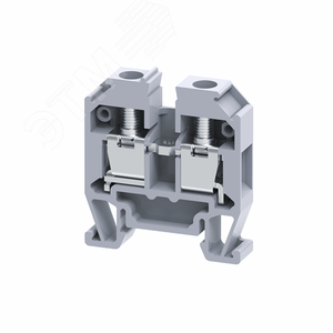 Мини-клемма проходная 4 кв.мм винтовая OptiClip CMT-4-I-32A-(0,2-4)-серый