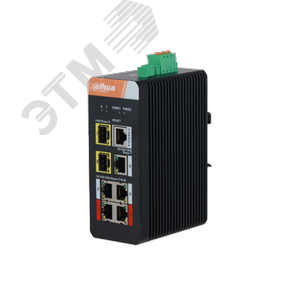 Коммутатор неуправляемый 8 портов RJ45/SFP 10 100 1000 Мб/с PoE 96Вт