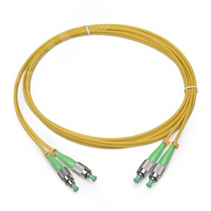 Патч-корд оптический duplex 25м FC/APC-FC/APC 9/125 sm LSZH