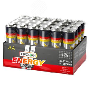 Батарейка Трофи LR6-24 bulk ENERGY POWER Alkaline (24/720/21600)
