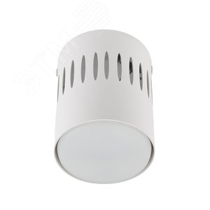 Светильник DLC-S619 GX53 WHITE декоративный накладной серия Sotto Без лампы цоколь GX53 Доп светодиодная подсветка 3Вт Металл Белый TM Fametto