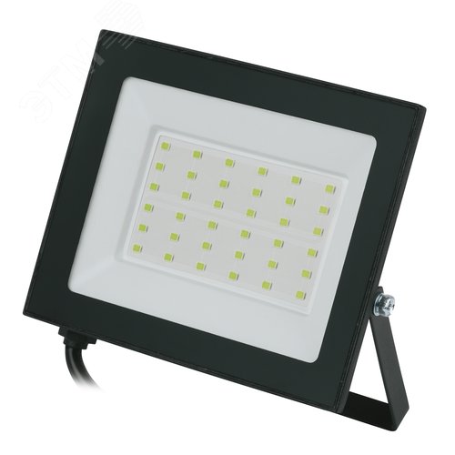 Прожектор светодиодный 50 Вт Зеленый свет Корпус черный TM Volpe ULF-Q519 50W/GREEN IP65 220-240V BLACK