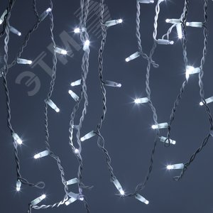 Светодиодная новогодняя гирлянда ERAPS-BK2 бахрома 2x1 м холодный 120 LED