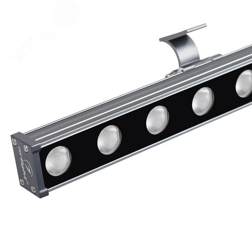 Прожектор линейный AR-LINE-760-18W Warm3000 (GR, 30 deg, 230 В) (IP65 Металл, 3 года)