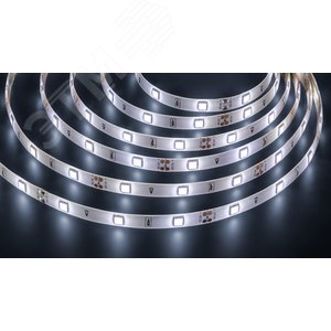 Лента светодиодная 7.2Вт/м 12В 6000К IP65 30LED/м NLS-5050 5м