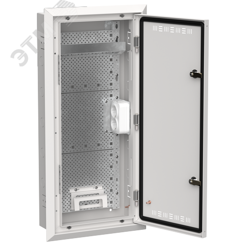 TITAN 5 Корпус мультимедиа ЩРв-48 (1х48) 755х365х130мм IP30 белый IEK
