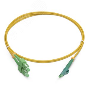 Патч-корд оптический duplex 20м LC/APC-SC/APC 9/125 sm LSZH