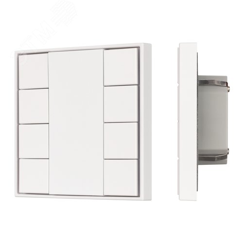 Панель кнопочная KNX-301-22-8-SH-IN White BUS, Frame IARL, IP20 пластик, 3 года