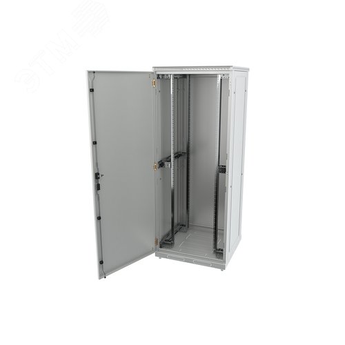Шкаф телекоммуникационный напольный 42U 800x800 ШТ-НП-42U-800-800-М, передняя дверь металл