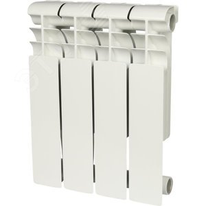 Радиатор биметаллический ROMMER Profi BM 350 4 секции белый