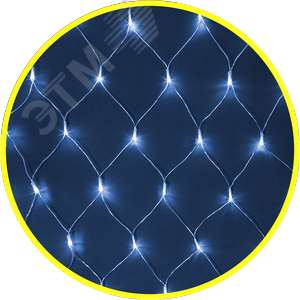 Гирлянда светодиодная новогодняя NGF-N01-240B-12-2x2m-230-TR-IP20