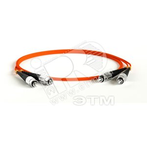 Патч-корд оптический MM 50/125 FC-FC 2мм duplex LSZH (1м)