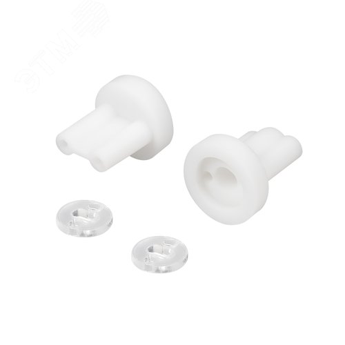 Заглушка ARL-WAVE-18x15-S-CAP-SET-WH (ARL, пластик)