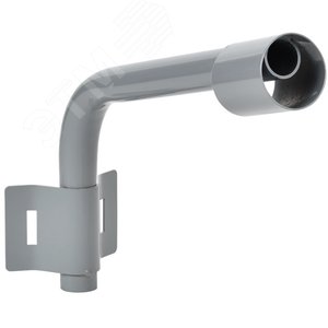 LIGHTING Кронштейн КР-1 D=60мм L=350мм под монтажную ленту 1 хомут серый IEK