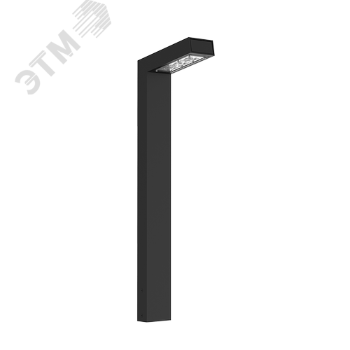 Светильник светодиодный парковый Glight S 10 Вт 4000K RAL9005 черный муар 900 мм