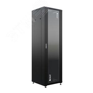 SKAT TB-22R660GF-B Шкаф напольный универсальный серверный 22U 600х600мм дверь стекло