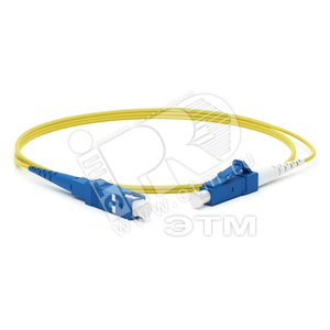 Патч-корд оптический SM 9/125 (OS2) LC/UPC-SC/UPC simplex LSZH (1м)