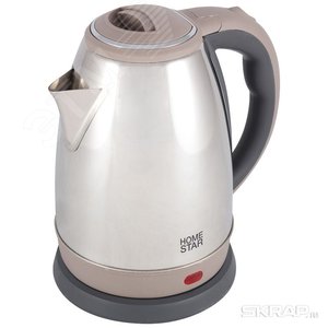 Чайник стальной HS-1028 на 1.8 л, цвет бежевый