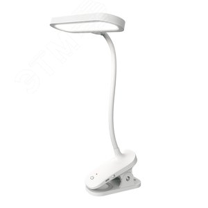 Светильник настольный светодиодный прищепка UЛм-D602 10W/3000-6000K/DIM WHITE Сенсорный выключатель Диммер белый